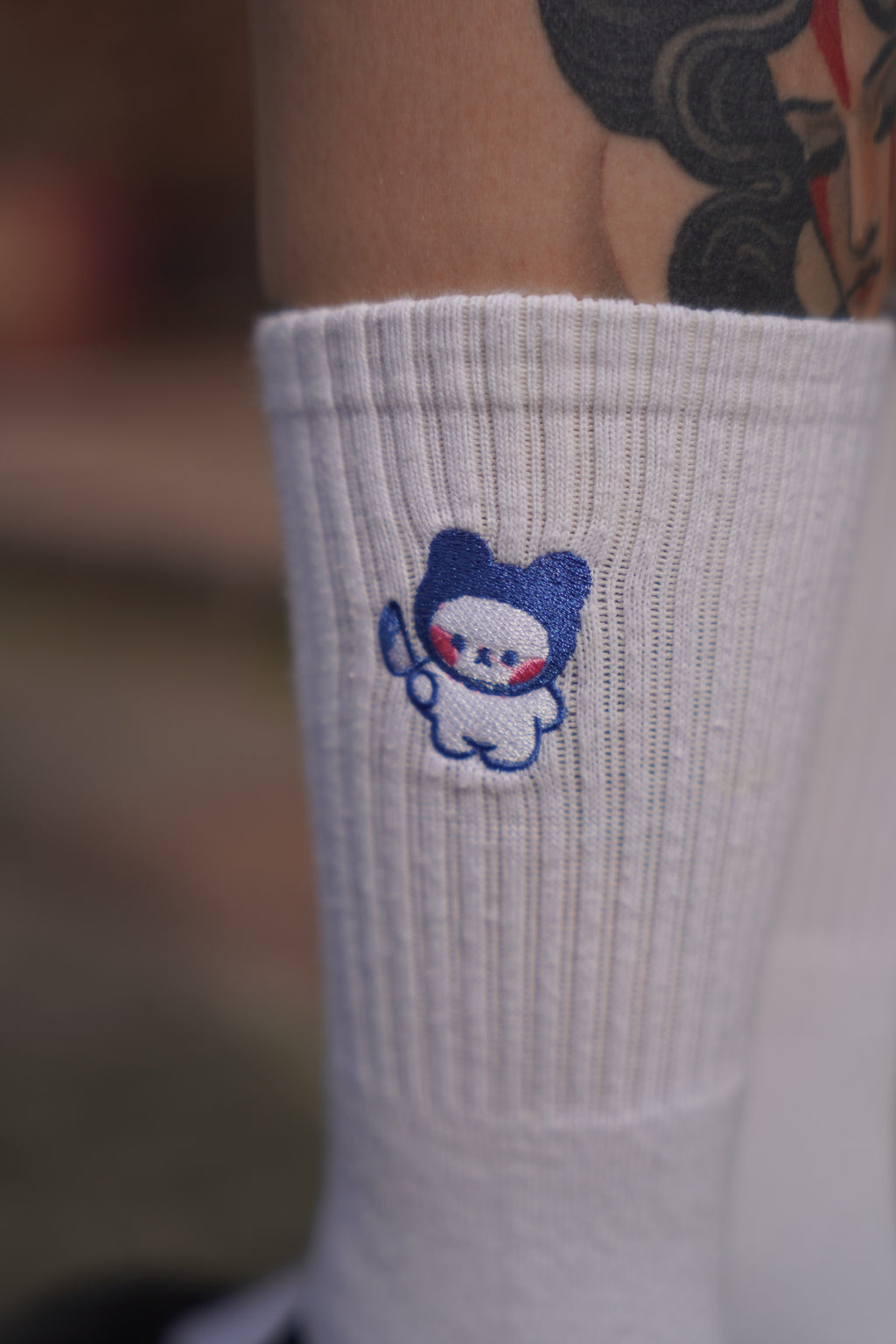 Mirukuma - Embroidery Socks