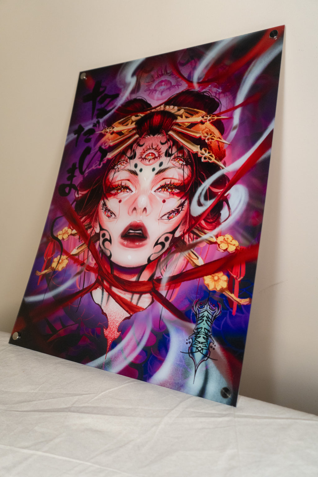 1 of 1 "Tadaima" Collab Acrylic 18" x 24"
