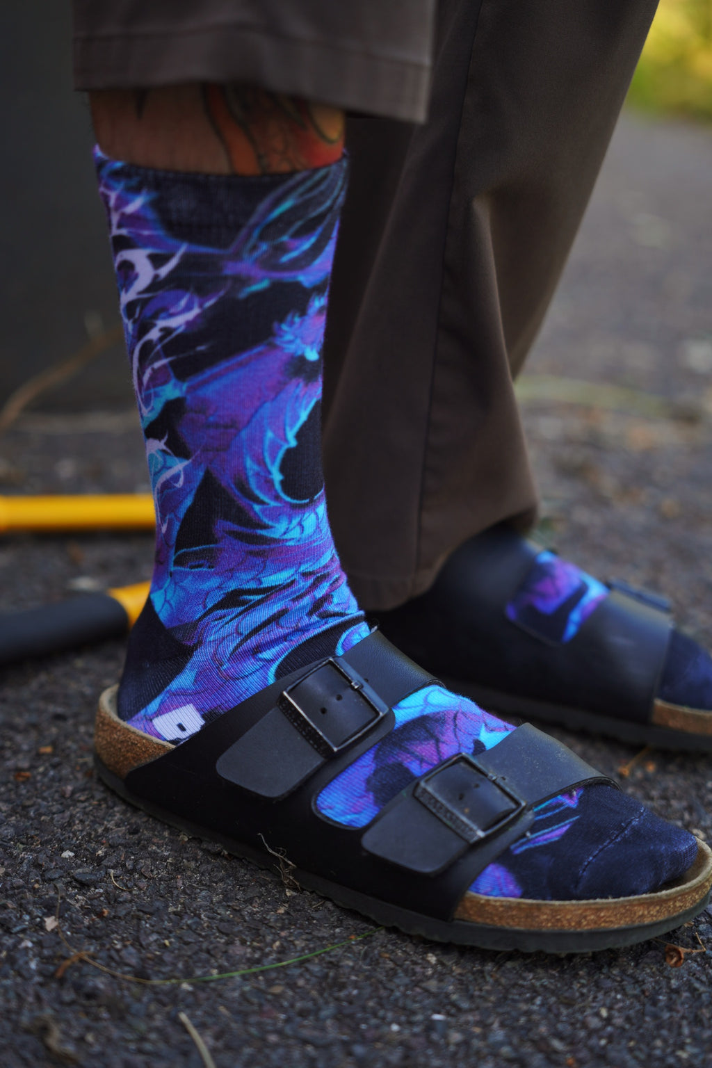 Cyber Smurf - D33k Socks Unisex