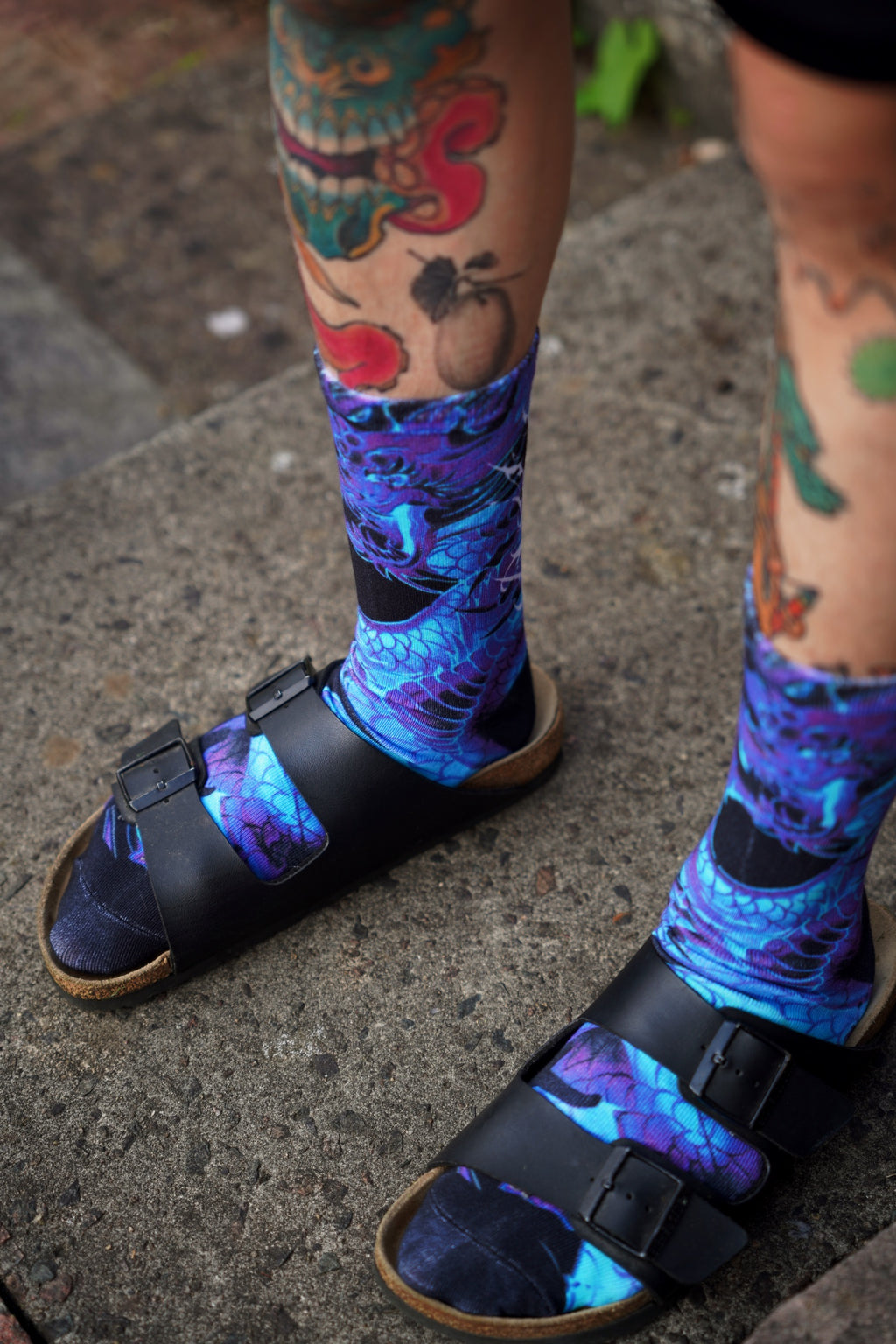 Cyber Smurf - D33k Socks Unisex